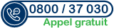 Appel gratuit 0800 37 030